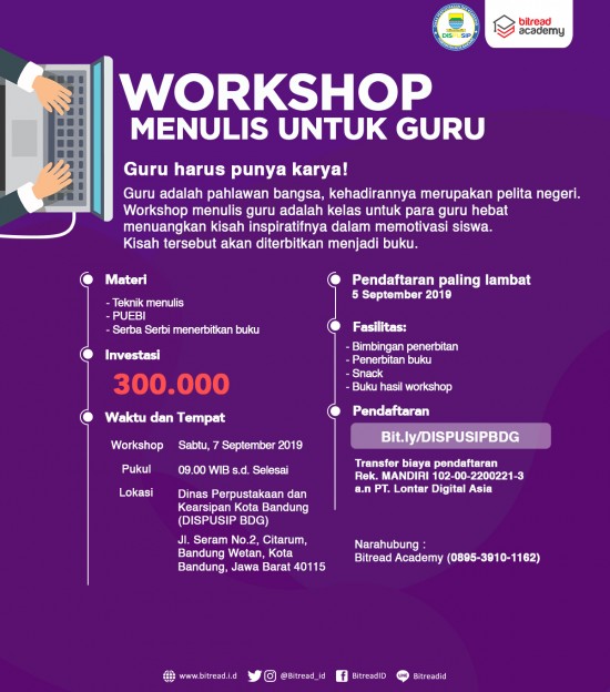 WORKSHOP MENULIS UNTUK GURU